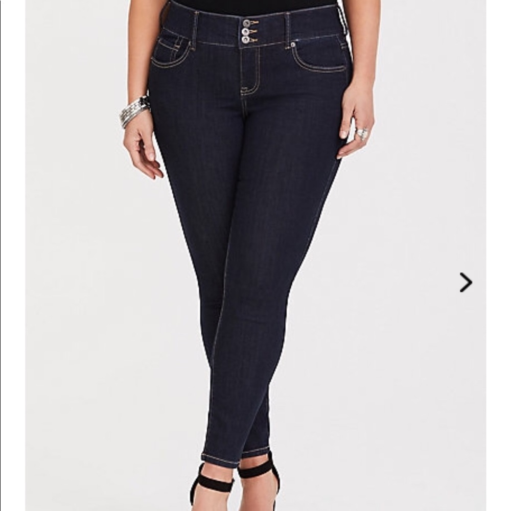 Torrid Premium Dark Wash Jeggings
